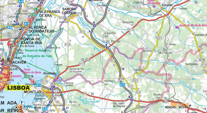 Carte routière plastifiée - Portugal | Express Map