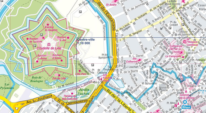 Plan de ville plastifié - Lille | Express Map