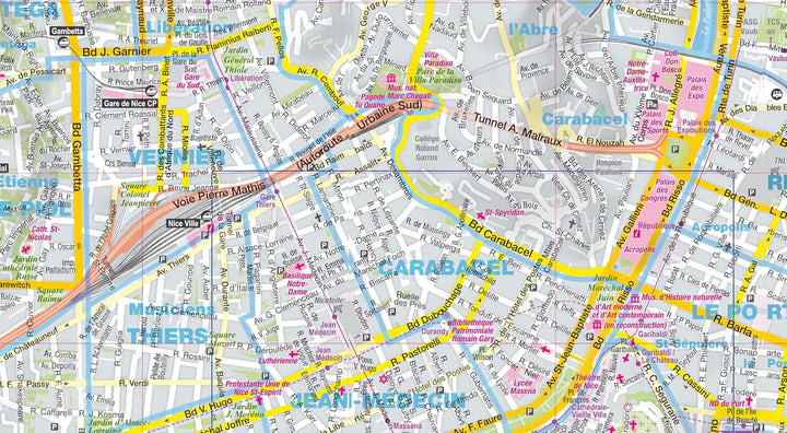 Plan de poche plastifié - Nice | Express Map