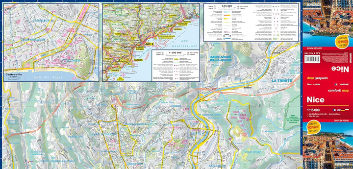 Plan de poche plastifié - Nice | Express Map