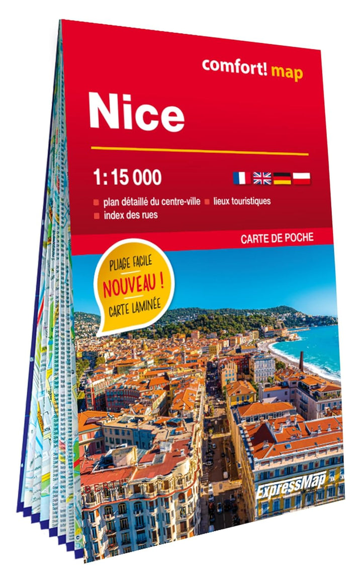 Plan de poche plastifié - Nice | Express Map