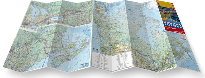 Carte routière plastifiée - Canada | Express Map