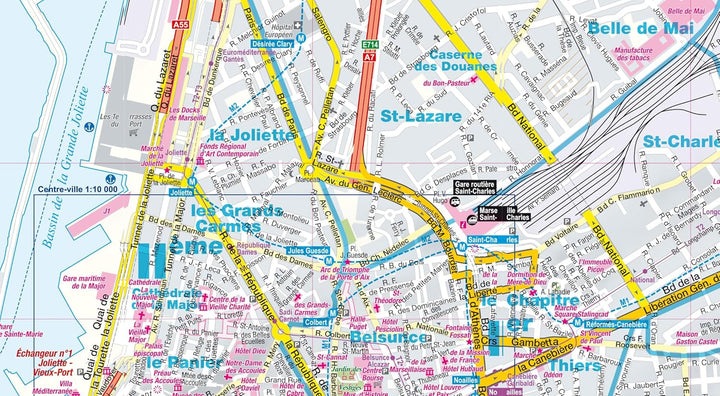 Plan de poche plastifié - Marseille | Express Map