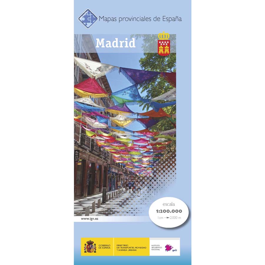 Carte routière provinciale n° 30 - Madrid | CNIG carte routière CNIG