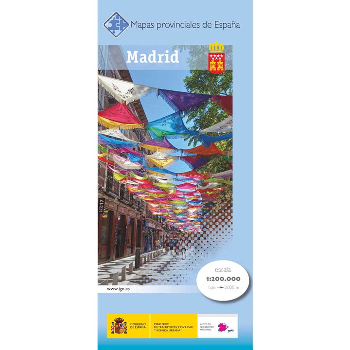 Carte routière provinciale n° 30 - Madrid | CNIG carte routière CNIG