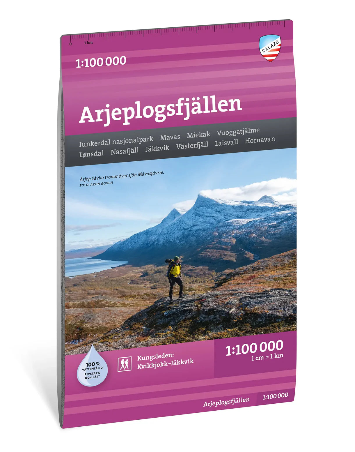 Carte de montagne - Arjeplogsfjällen (Suède) | Calazo - 1/100 000 carte de randonnée Calazo