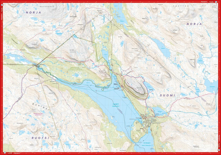 Carte de plein air - Kilpisjärvi, Saana & Halti (Finlande) | Calazo – 1:50 000