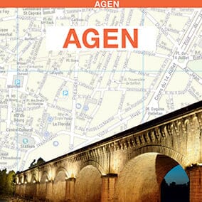 Agen, Lot-et-Garonne - Plan de ville | Blay Foldex plan de ville Blay Foldex