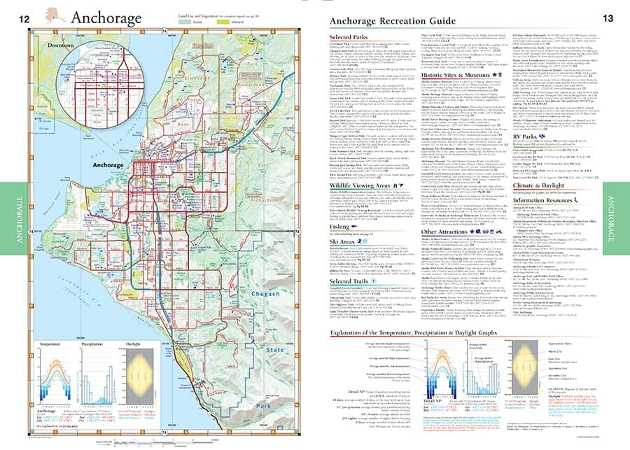 Alaska Road and Recreation Atlas 2027 | Benchmark Maps atlas Benchmark Maps 