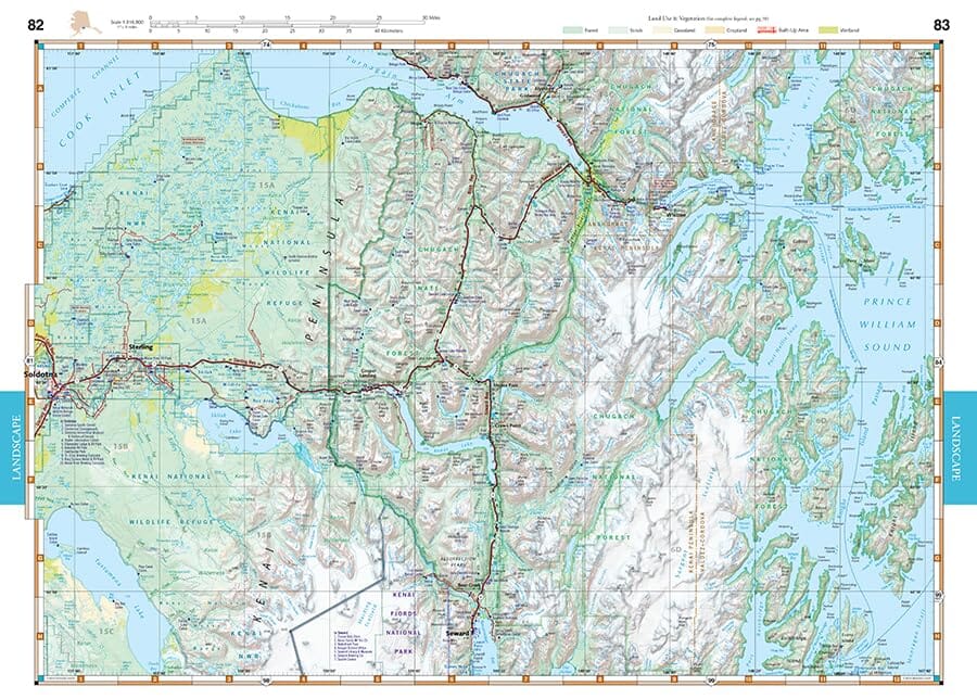 Alaska Road and Recreation Atlas 2027 | Benchmark Maps atlas Benchmark Maps 