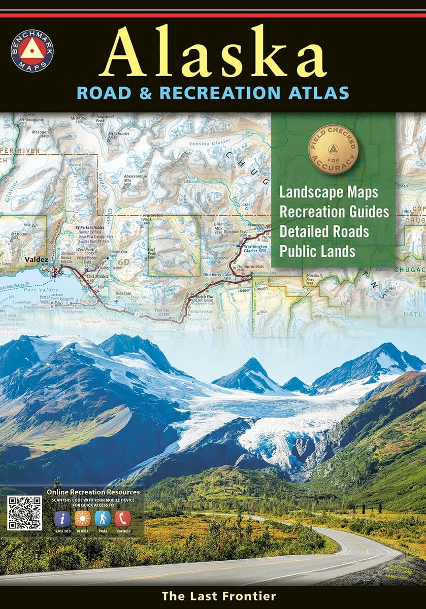 Alaska Road and Recreation Atlas 2027 | Benchmark Maps atlas Benchmark Maps 