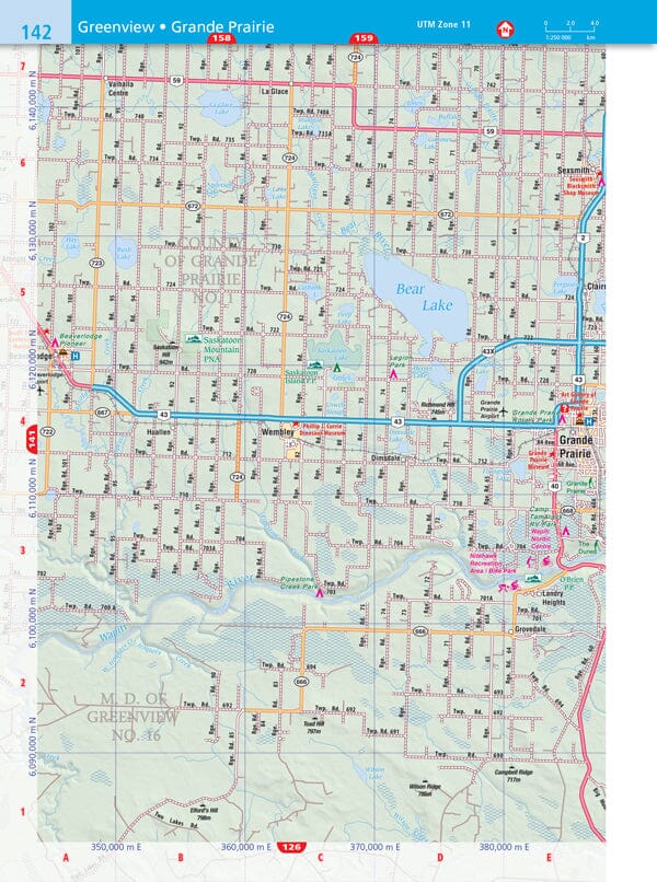 Alberta Back Road Atlas | Canadian Cartographics Corporation atlas Canadian Cartographics Corporation 