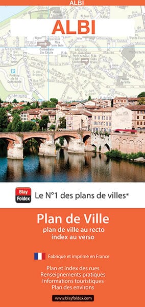 Albi, Tarn - Plan de ville | Blay Foldex plan de ville Blay Foldex