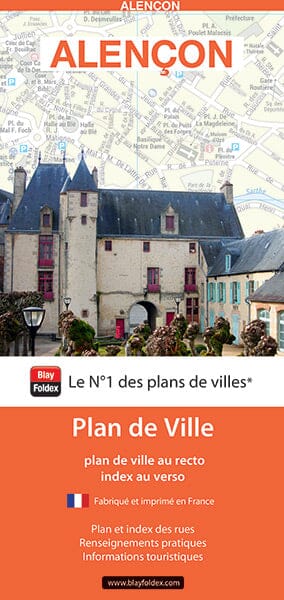 Alençon, Orne - Plan de ville | Blay Foldex plan de ville Blay Foldex