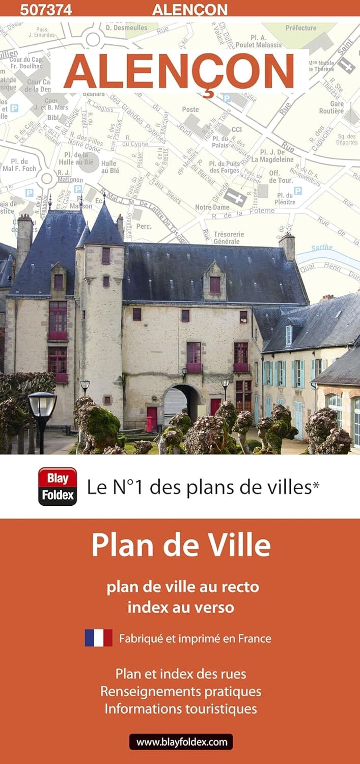 Alençon, Orne - Plan de ville | Blay Foldex plan de ville Blay Foldex