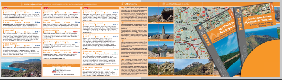 Set of 2 topographic maps - Alt Empordà, Aiguemolls Emporda, Cap de Creus, Albera (Catalonia) | Alpina