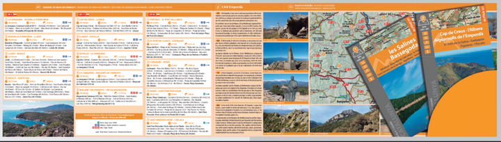 Set of 2 topographic maps - Alt Empordà, Aiguemolls Emporda, Cap de Creus, Albera (Catalonia) | Alpina