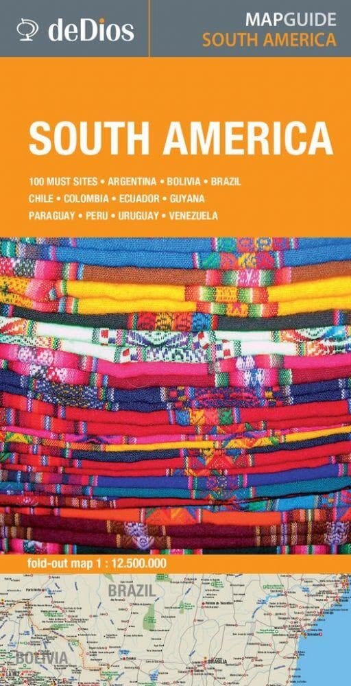 Amérique du Sud | deDios carte routière DeDios
