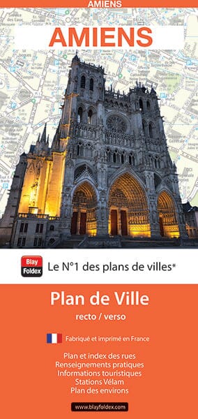 Amiens, Somme - Plan de ville | Blay Foldex plan de ville Blay Foldex