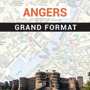 Angers - Plan de ville grand format | Blay Foldex plan de ville Blay Foldex