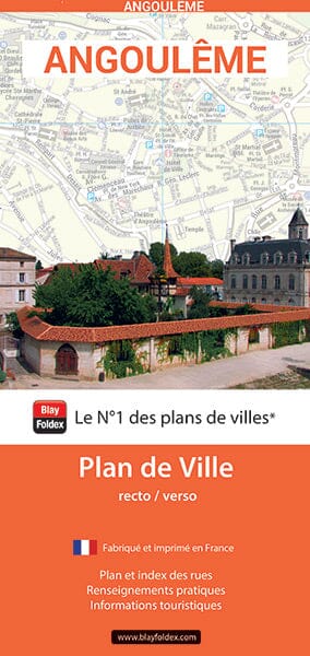 Angoulême, Charente - Plan de ville | Blay Foldex plan de ville Blay Foldex