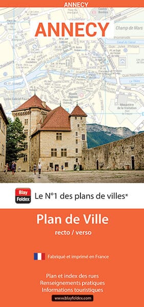 Annecy, Haute-Savoie - Plan de ville | Blay Foldex plan de ville Blay Foldex