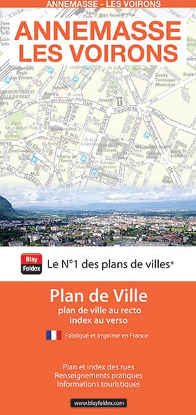 Annemasse, Les Voirons, Haute-Savoie - Plan de ville | Blay Foldex plan de ville Blay Foldex