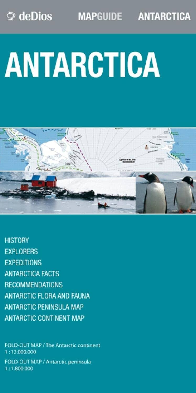 Antarctique | deDios carte routière DeDios