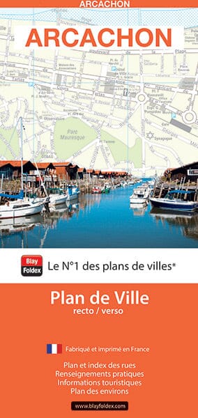 Arcachon, Gironde - Plan de ville | Blay Foldex plan de ville Blay Foldex
