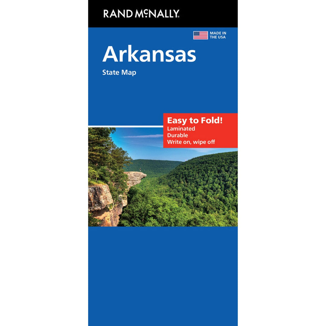 Arkansas, carte facile à plier | Rand McNally carte routière Rand McNally 
