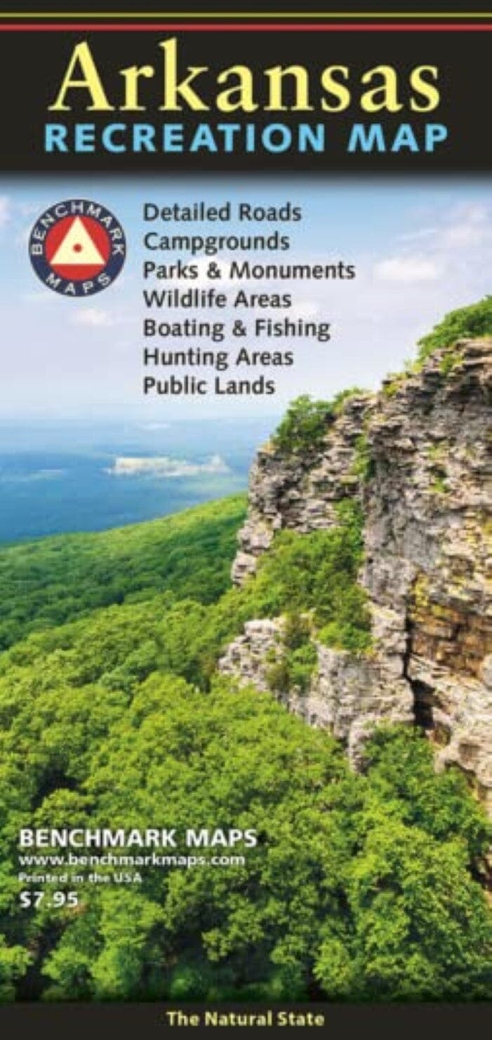 Arkansas Recreation Map | Benchmark Maps carte routière Benchmark Maps Default Title