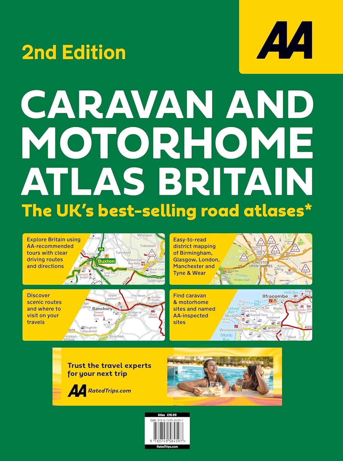 Atlas camping-car & caravane - Grande-Bretagne 2027 | AA Publishing atlas AA Publishing 