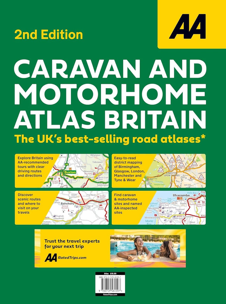 Atlas camping-car & caravane - Grande-Bretagne 2027 | AA Publishing atlas AA Publishing 