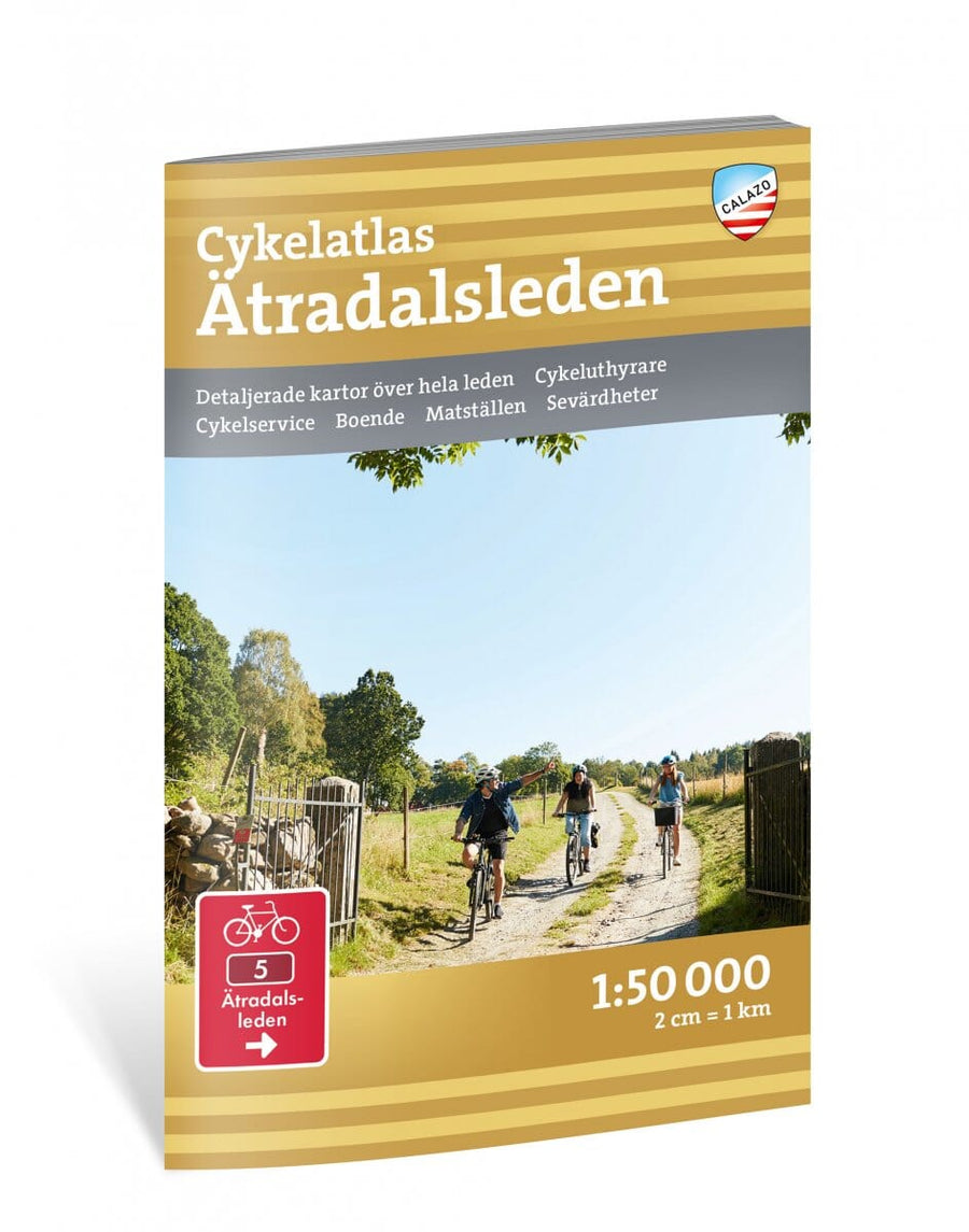 Atlas cycliste - Ätradalsleden (Suède) | Calazo carte pliée Calazo 