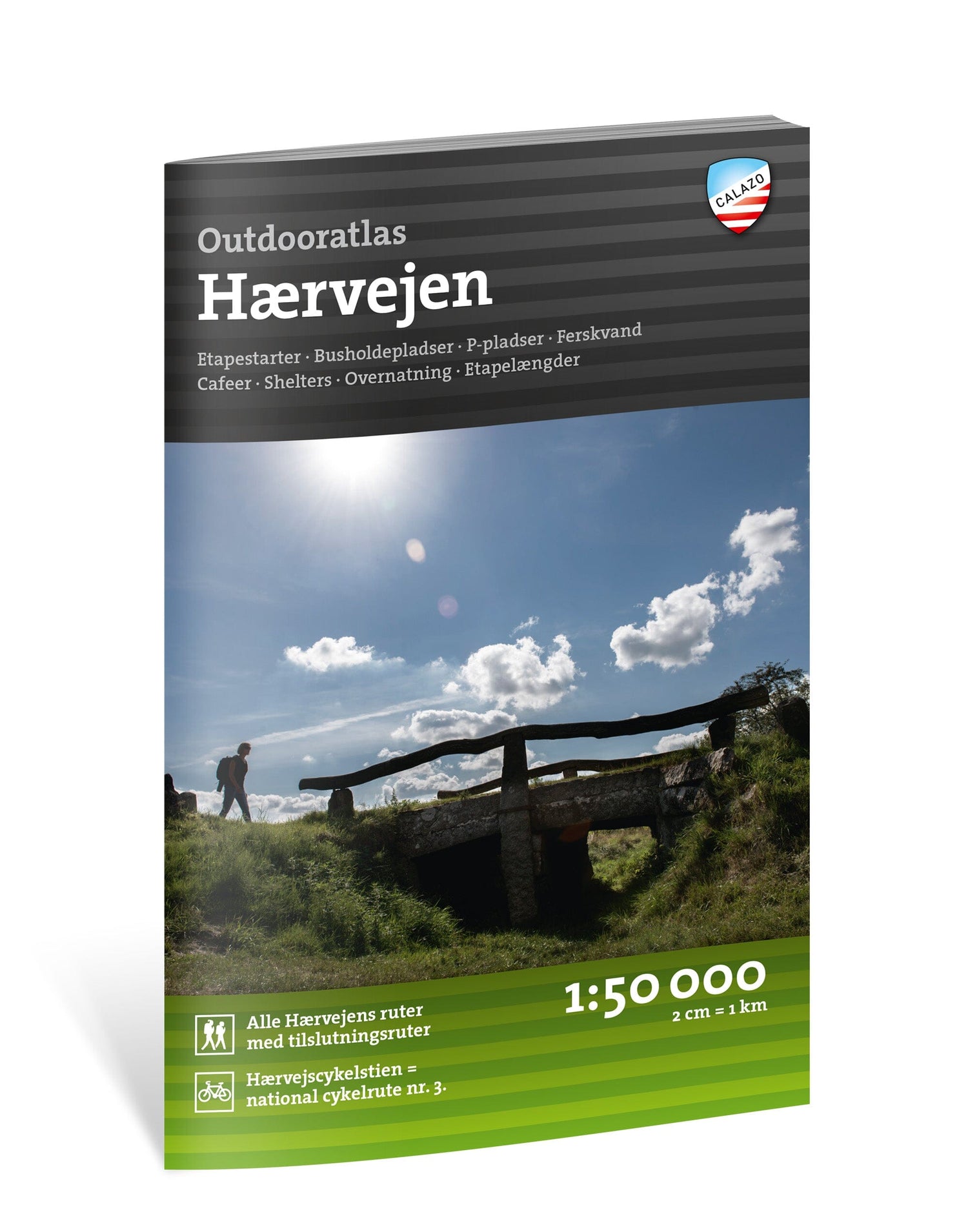 Atlas cycliste - Hærvejen (Danemark) | Calazo atlas Calazo Default Title