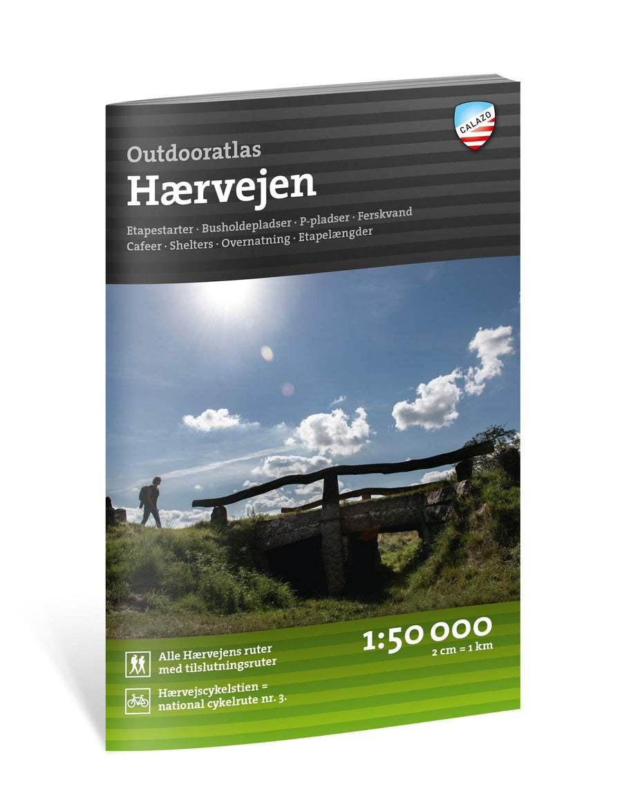 Atlas cycliste - Hærvejen (Danemark) | Calazo atlas Calazo 