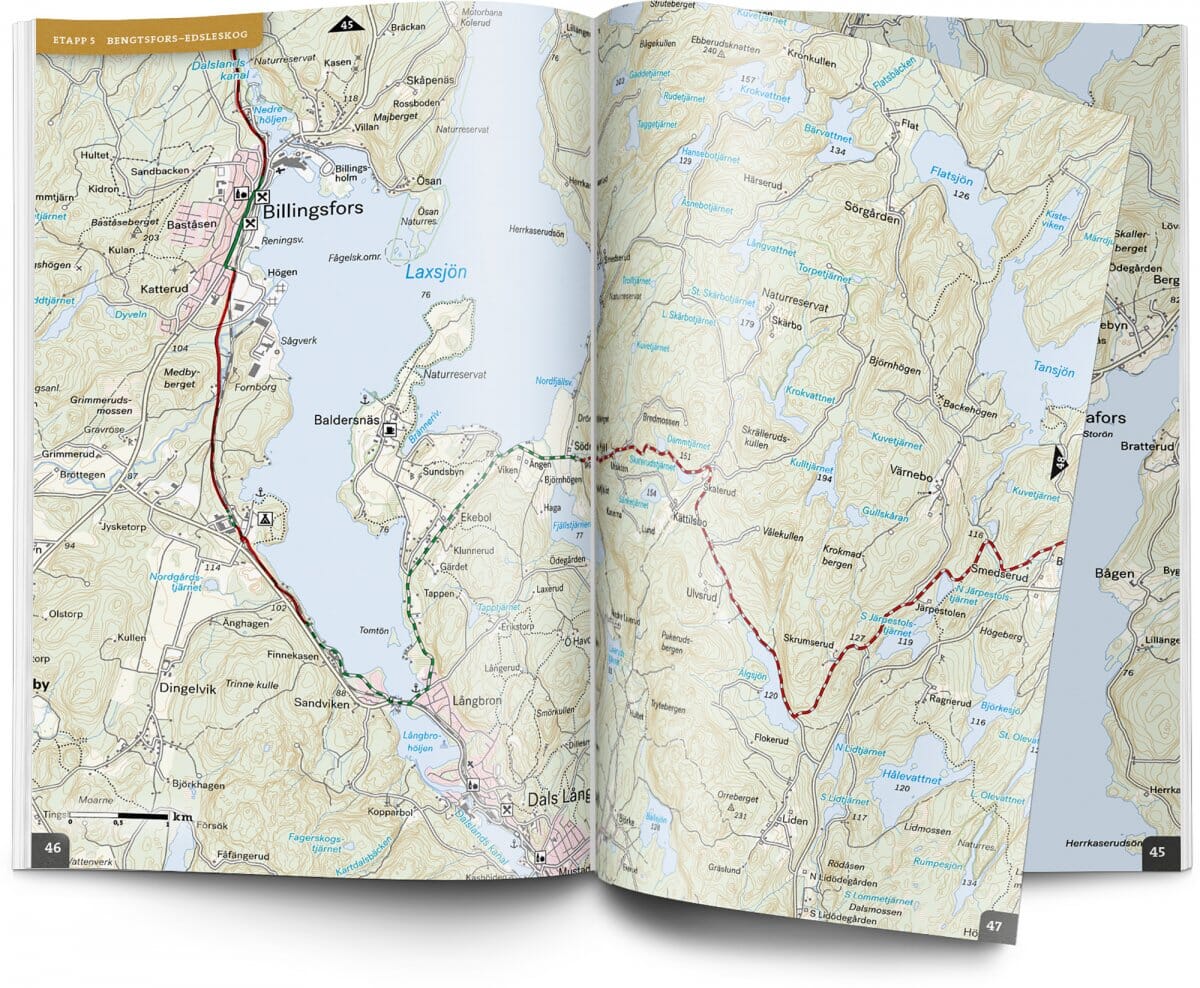 Atlas cycliste - Unionsleden (Suède) | Calazo atlas Calazo