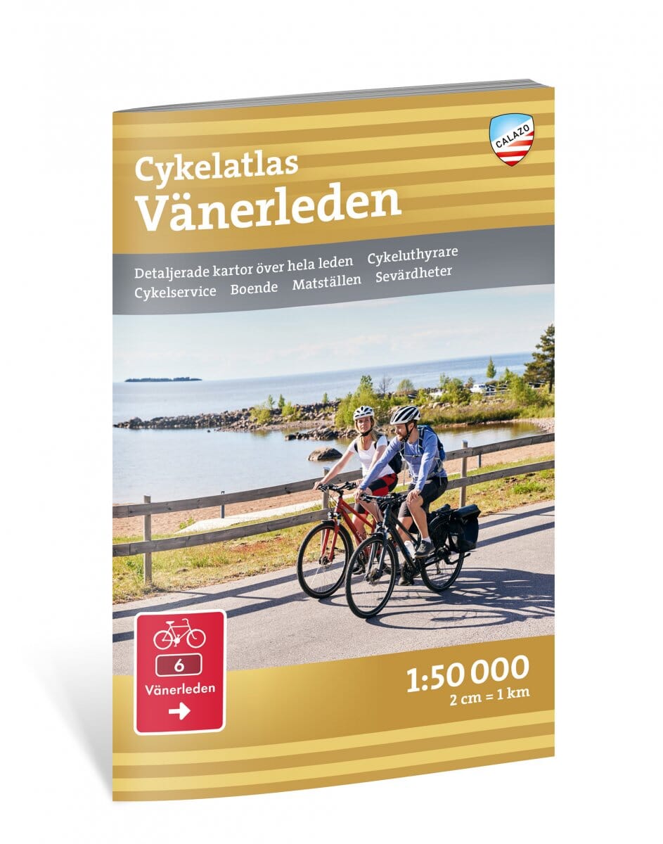 Atlas cycliste - Vänerleden (Suède) | Calazo atlas Calazo