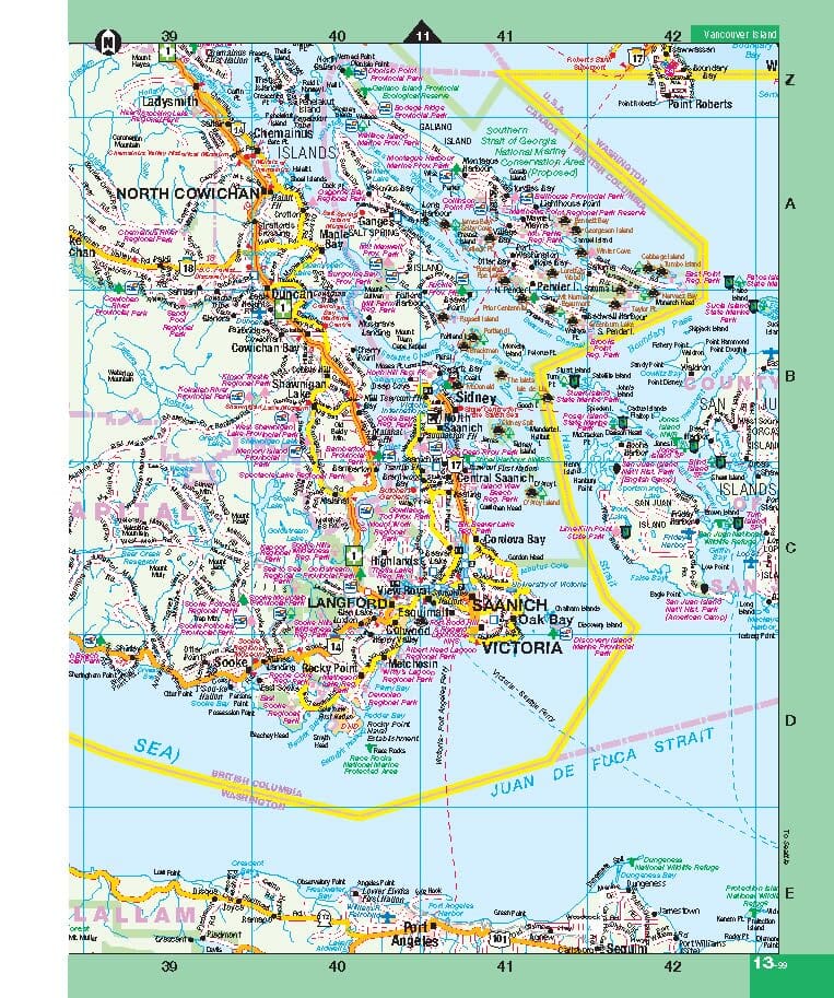 Atlas de cartes - Victoria et île de Vancouver | GM Johnson atlas GM Johnson 