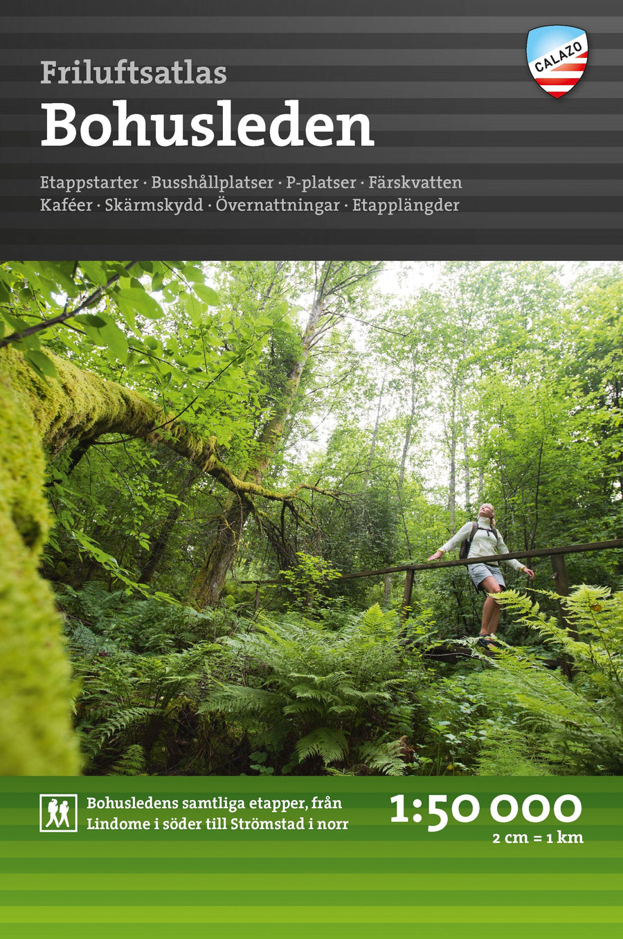 Atlas de plein air - Bohusleden (Suède) | Calazo - Friluftsatlas carte pliée Calazo 