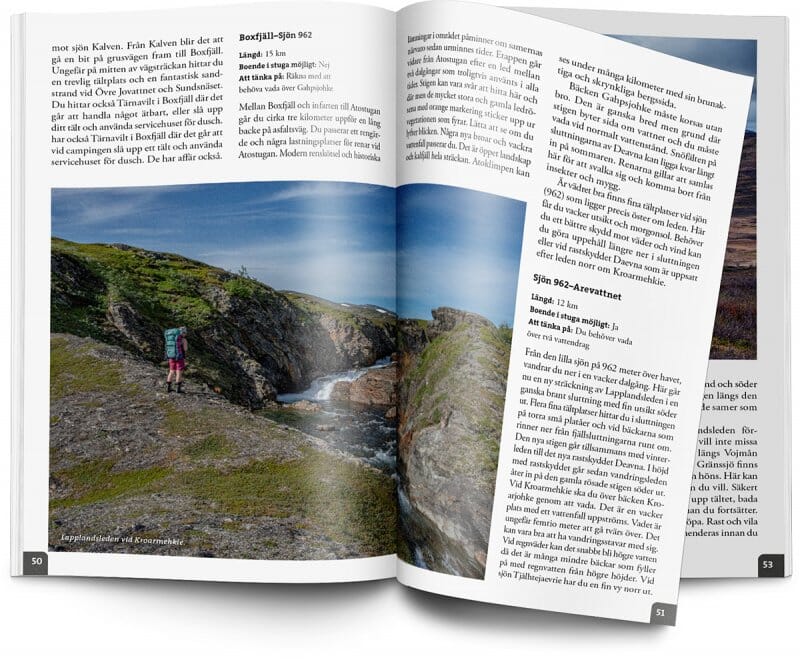 Atlas de plein air - Lapplandsleden (Suède) | Calazo - Friluftsatlas atlas Calazo