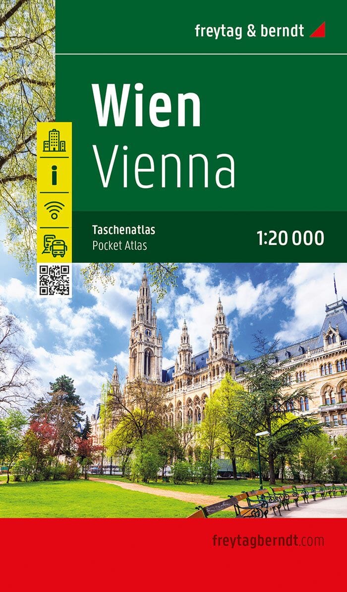 Atlas de poche - Vienne | Freytag & Berndt plan de ville Freytag & Berndt