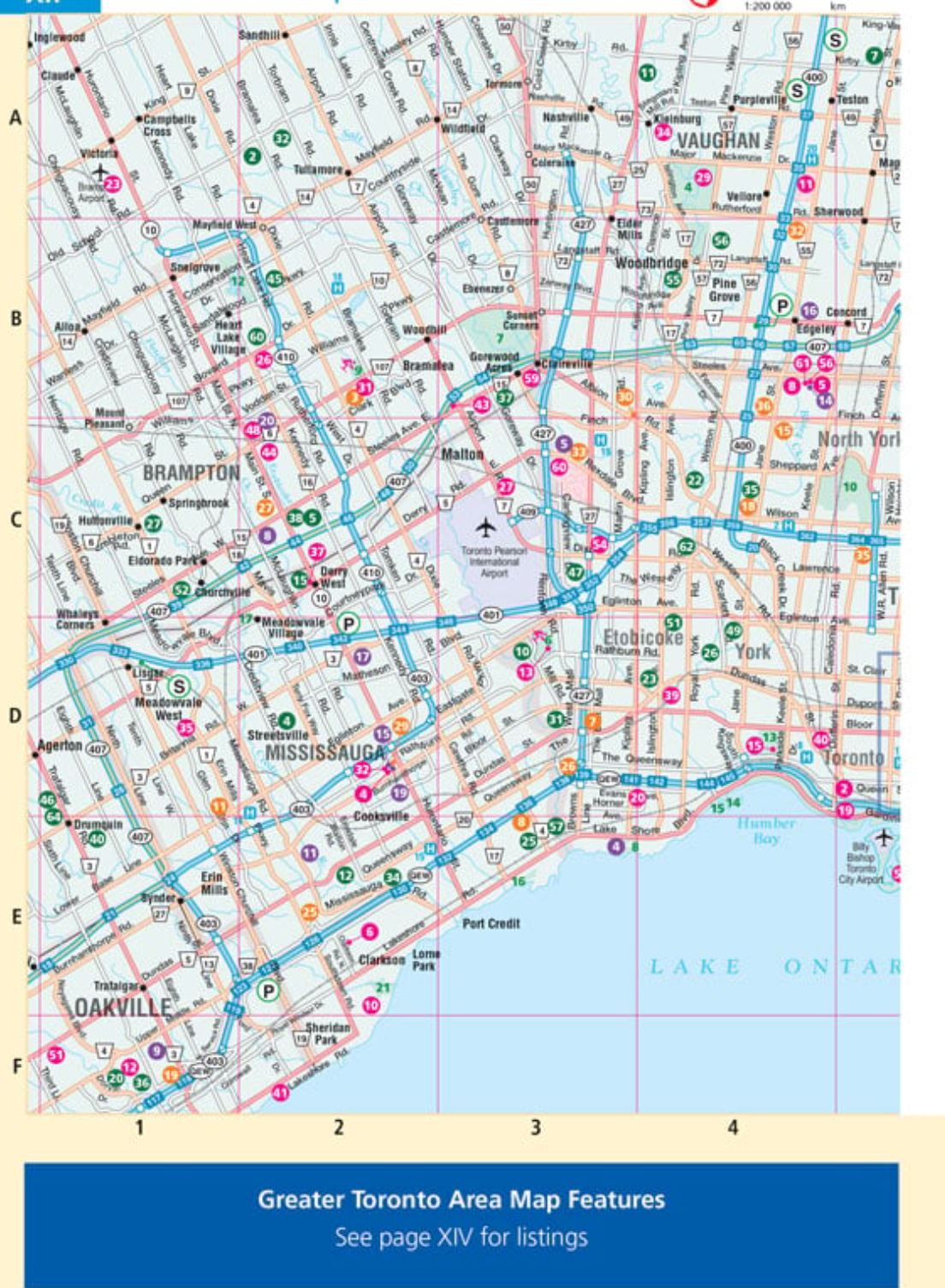 Atlas de rues Deluxe - Toronto et sa région, en gros caractères | Canadian Cartographics Corporation atlas Canadian Cartographics Corporation 