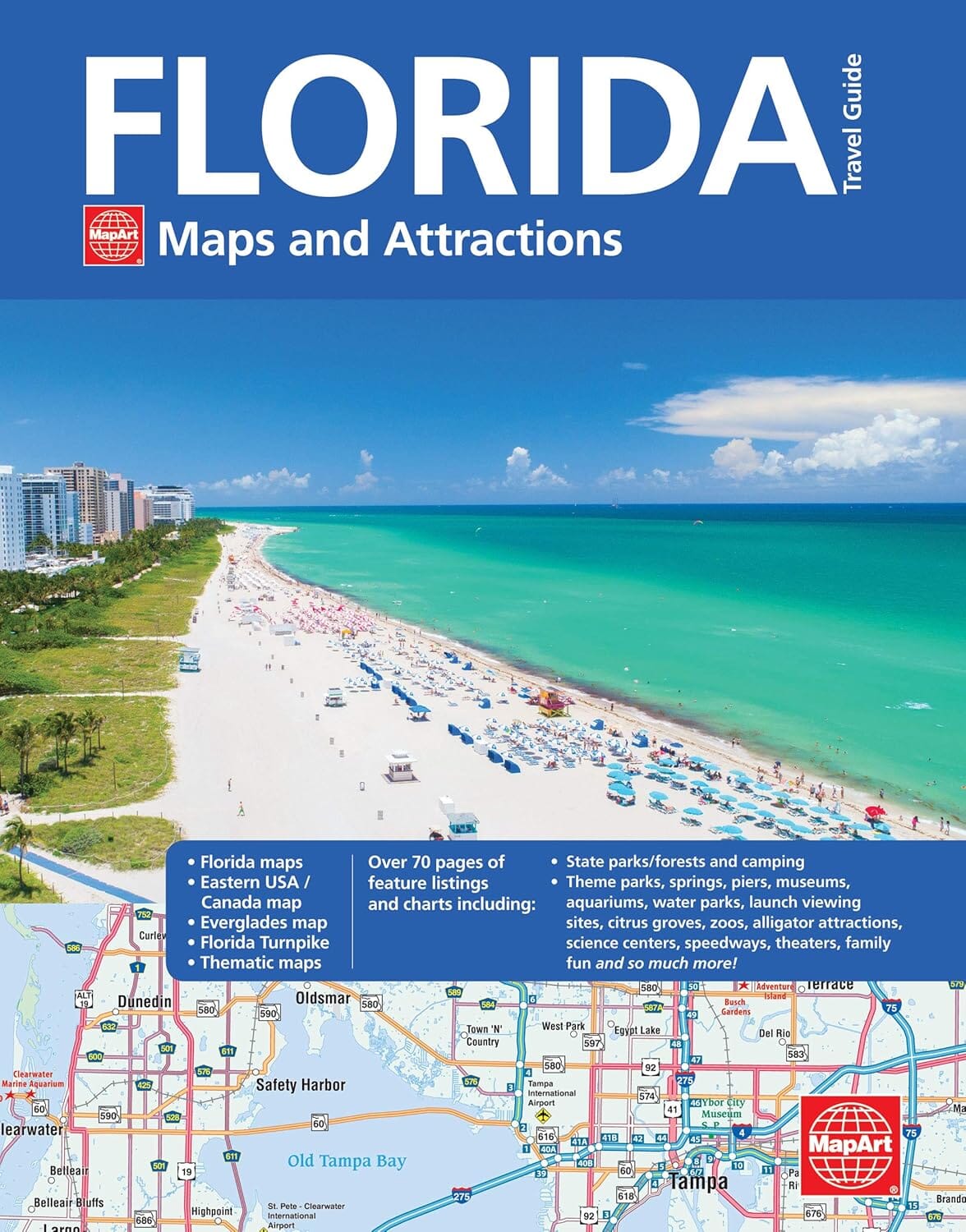 Atlas de voyage de la Floride, cartes et attractions | Canadian Cartographics Corporation atlas Canadian Cartographics Corporation 