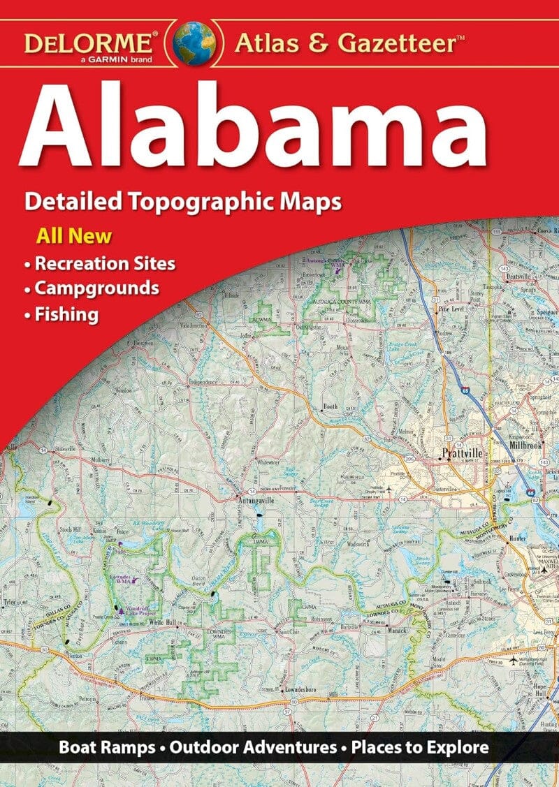 Atlas et répertoire géographique - Alabama | DeLorme atlas DeLorme Default Title