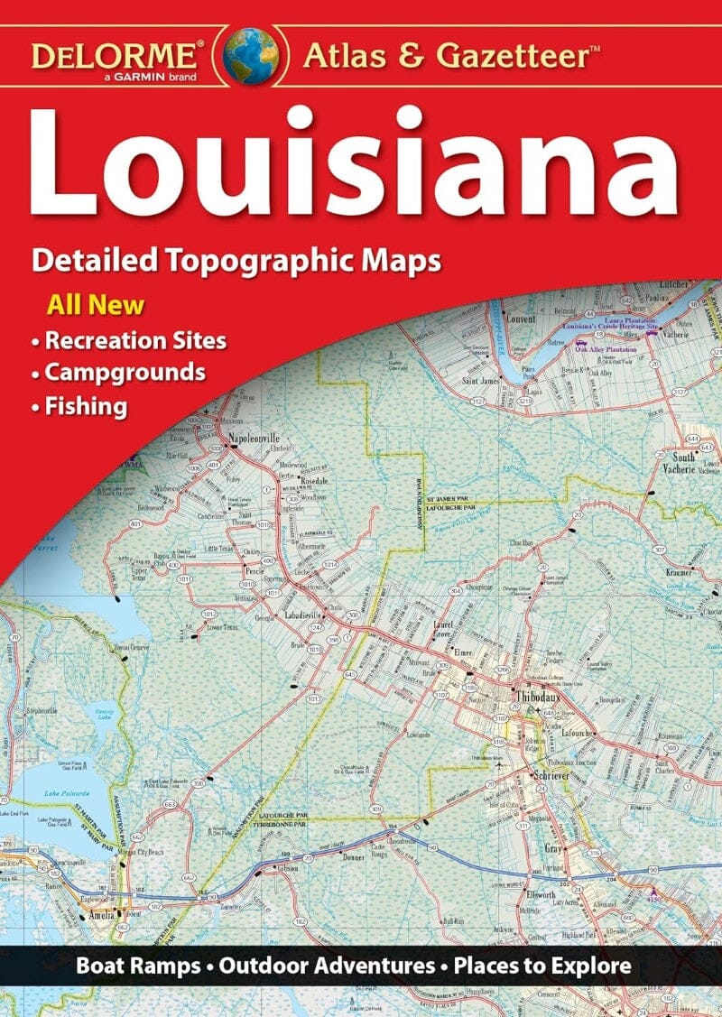 Atlas et répertoire géographique - Louisiane | DeLorme atlas DeLorme Default Title