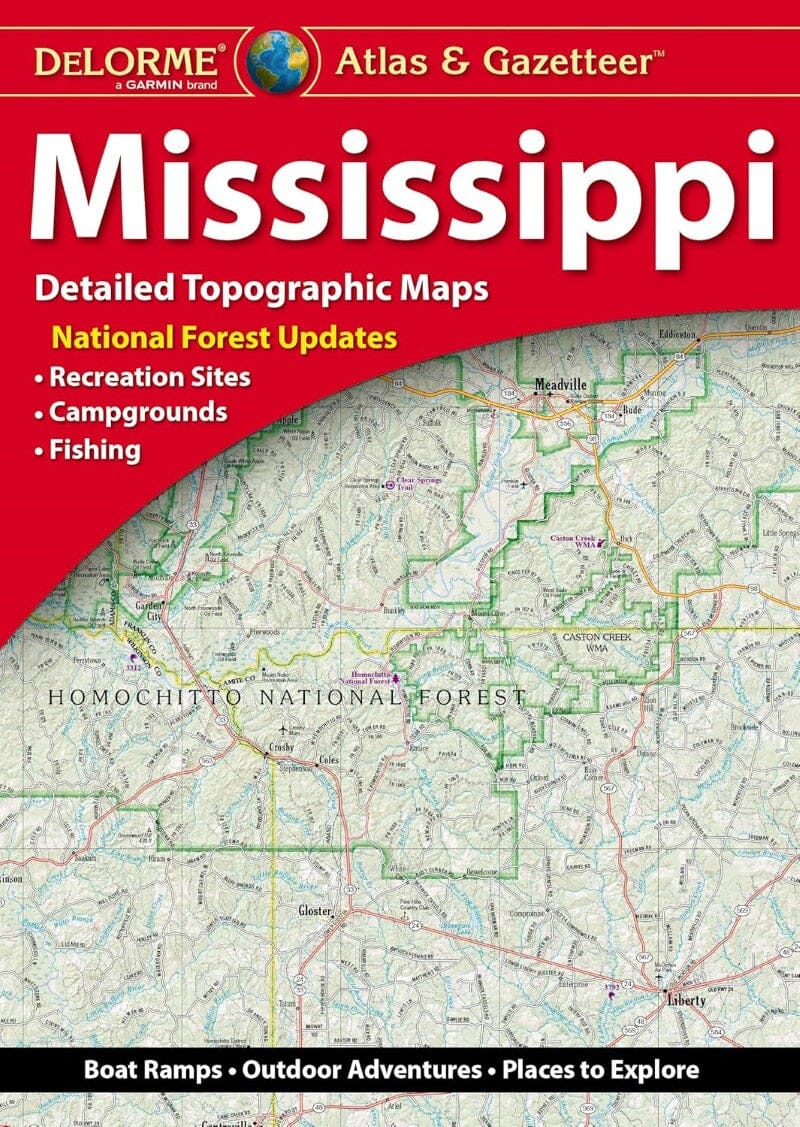 Atlas et répertoire géographique - Mississippi | DeLorme atlas DeLorme Default Title