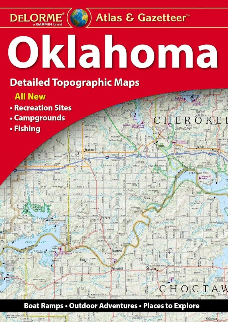Atlas et répertoire géographique - Oklahoma | DeLorme atlas DeLorme Default Title