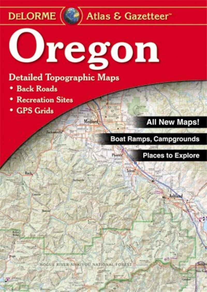 Atlas et répertoire géographique - Oregon | DeLorme Atlas DeLorme 