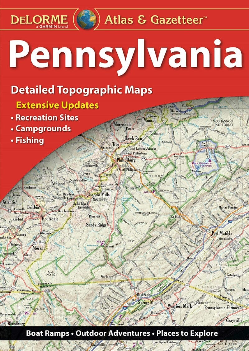 Atlas et répertoire géographique - Pennsylvanie | DeLorme atlas DeLorme Default Title